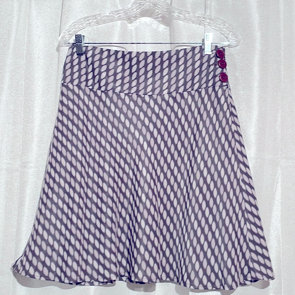 LOFT Geometric Skirt, Size 4